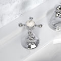 C.P. Hart Original 3-Piece Basin Mixer Low Spout