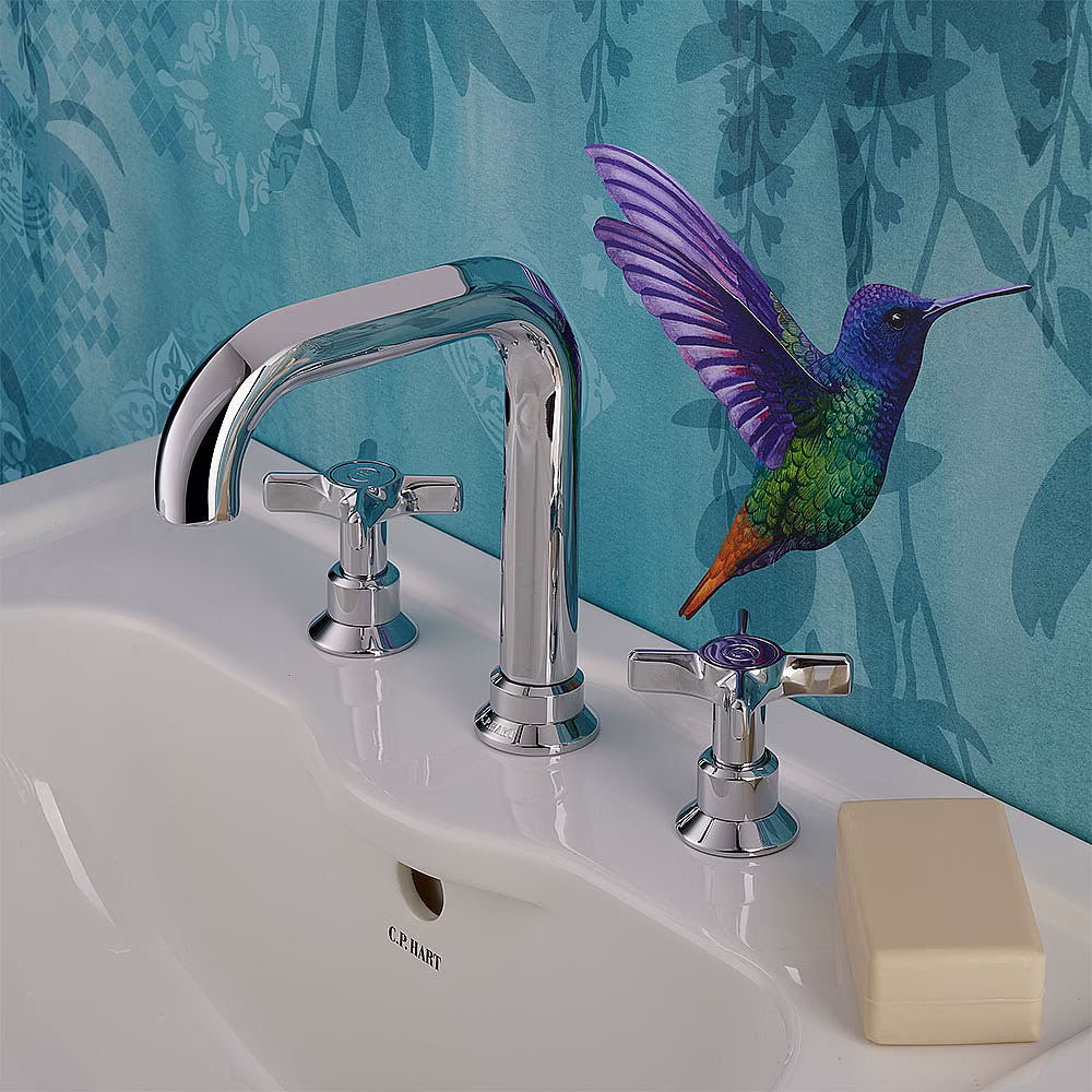 C.P. Hart Epoch 3-Piece Basin Mixer 147mm Swivel Spout without Waste